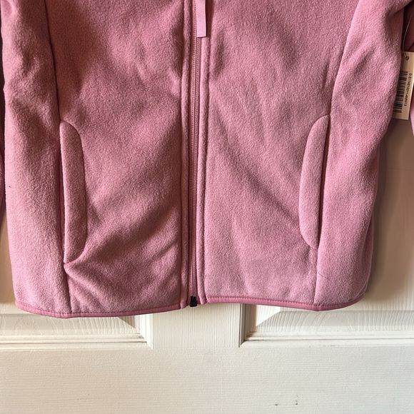 NWT Amazon girls fleece zip up jacket Size 8 (M) - Picture 4 of 5